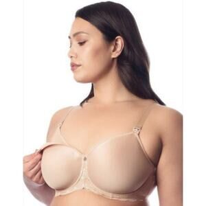 Hotmilk 38G Obsession Flexi Underwire Contour Nursing Bra Nude Full Underwire
